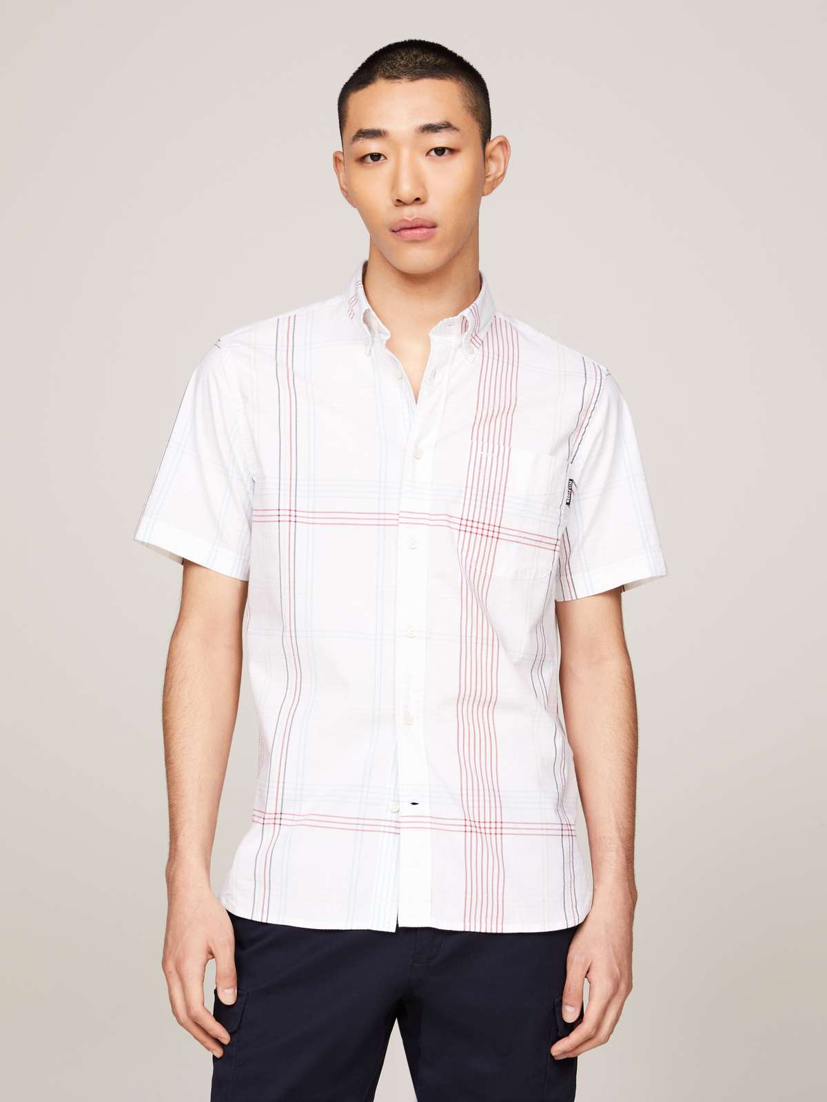 Рубашка с коротким рукавом RWB LINE CHECK RF SHIRT S/S