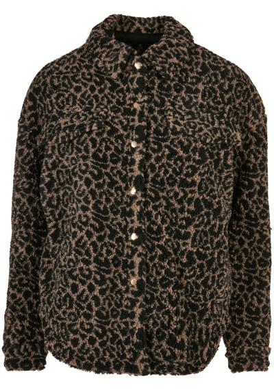 Всепогодная куртка Urban Classics Damen Ladies AOP Sherpa Overshirt