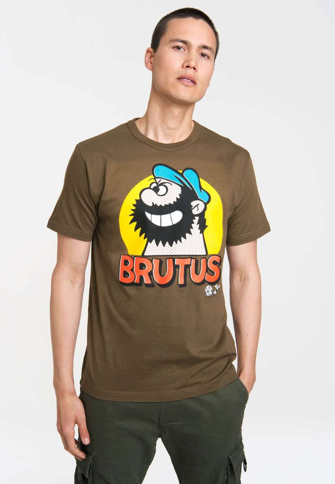 Футболка с культовым принтом Brutus спереди Popeye - Brutus Popart
