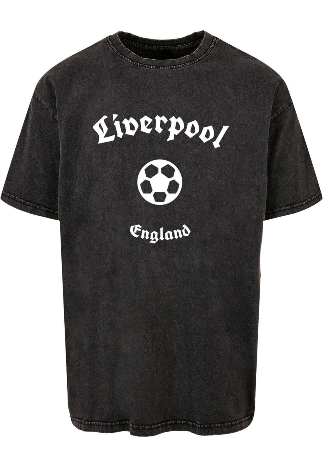 футболка Herren Liverpool X Acid Washed Heavy Oversize Tee