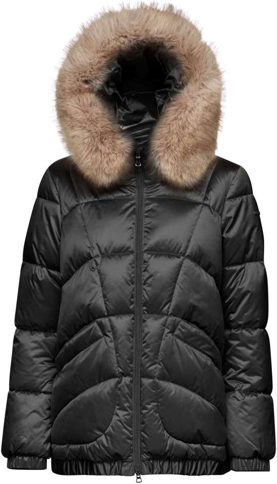 Стеганая куртка с капюшоном и двусторонней молнией. BACKSIE