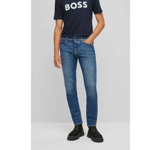 Джинсы прямого кроя с лейблом BOSS. Taber BC-C