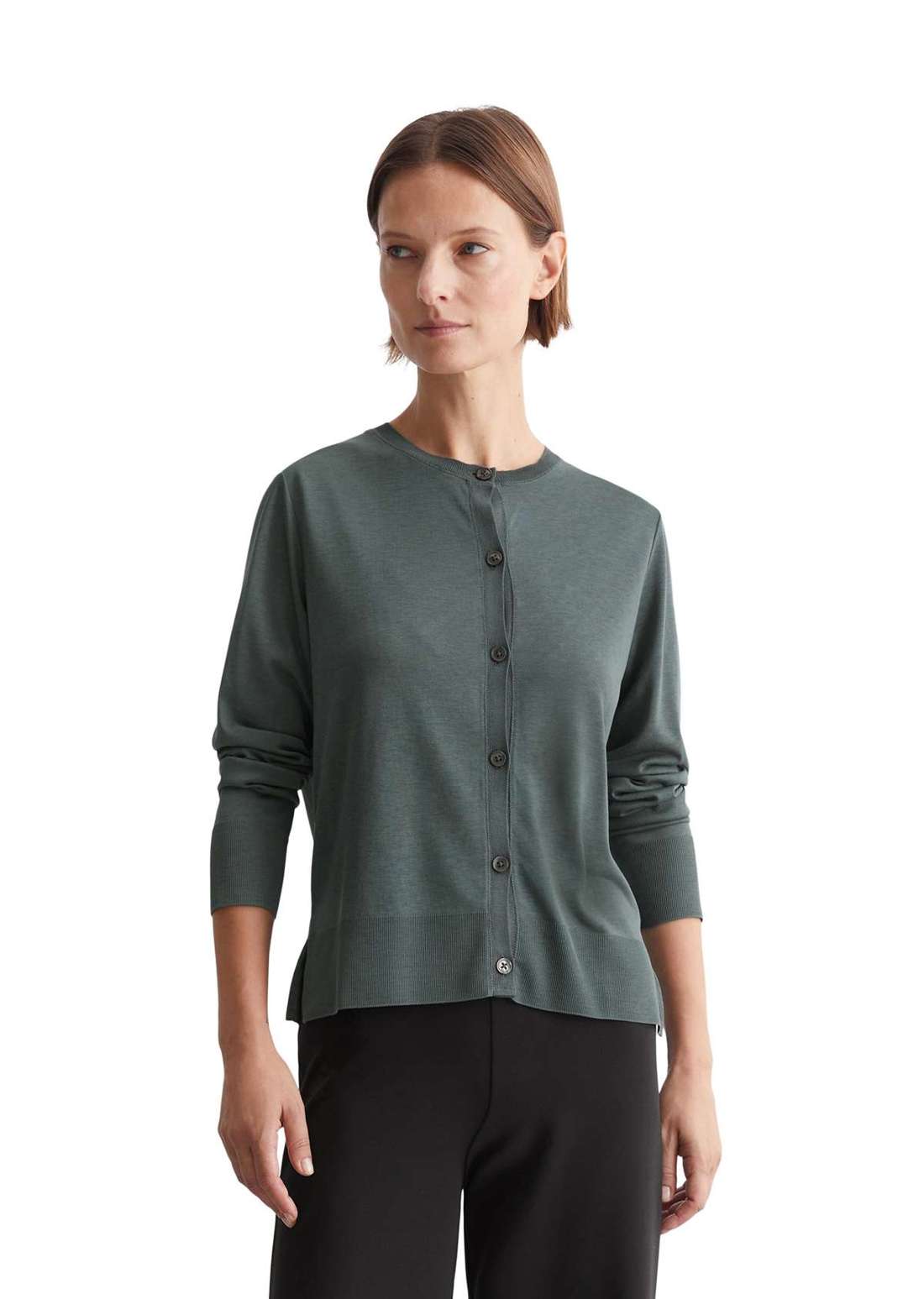 Рубашка с длинным рукавом aus TENCEL™ Lyocell-Baumwolle-Mix