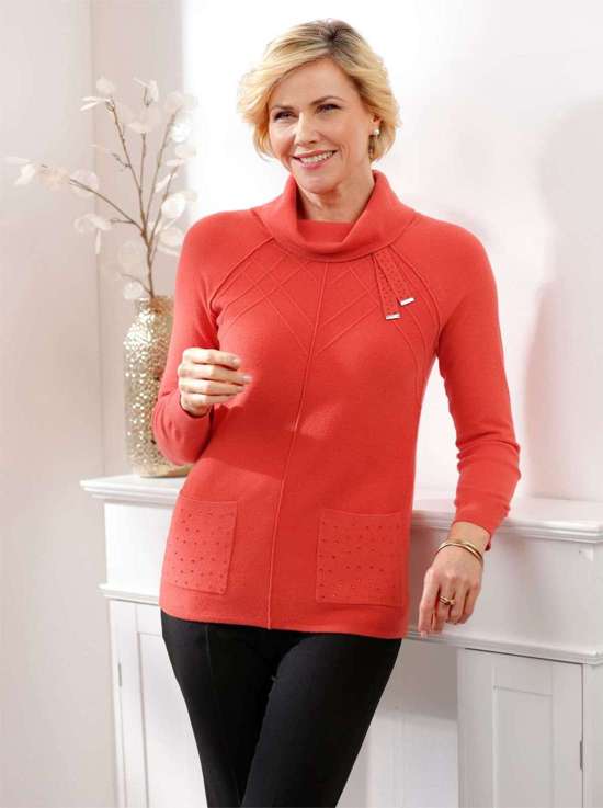 Свитер с высоким воротником Pullover