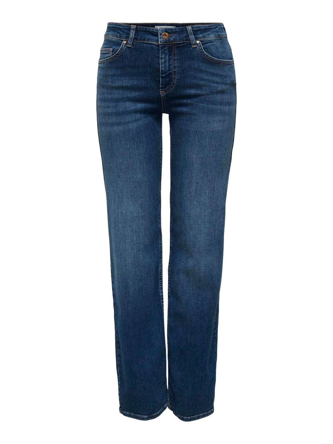 Прямые джинсы ONLBLUSH MID STRAIGHT DNM TAI021 NOOS