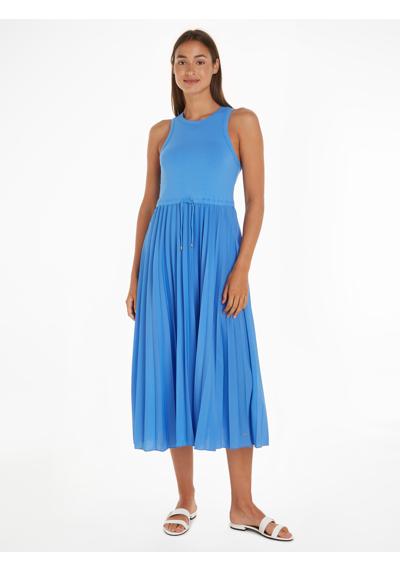 Платье миди с бантом на талии RIB TANK PLEATED DRESS MIDI NS