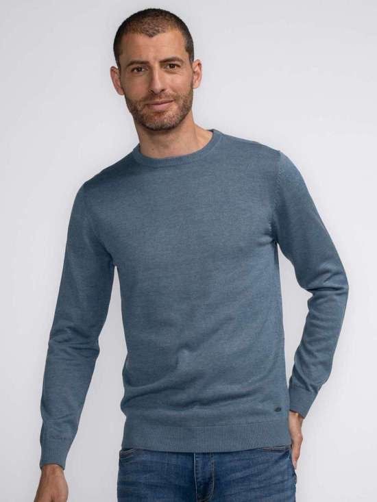 Свитер с круглым вырезом Men Knitwear Round Neck Basic
