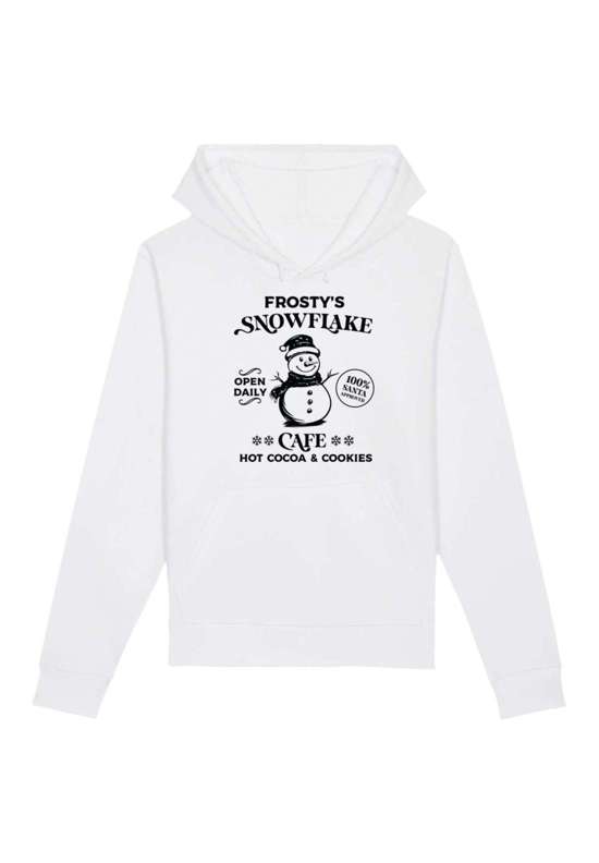 Толстовка с капюшоном Frostys Snowflake Cafe Retro Weihnachten