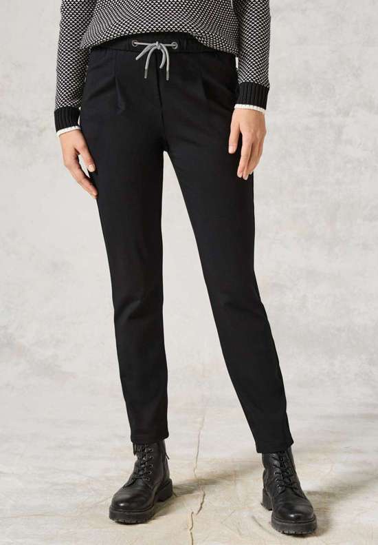 Тканевые брюки с поясом на кулиске. Tracey