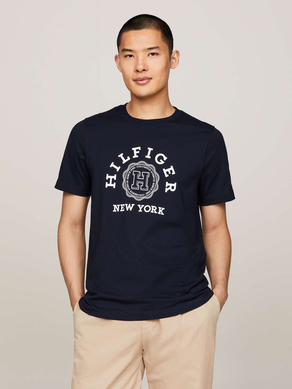 Рубашка с ярким принтом HILFIGER COIN TEE