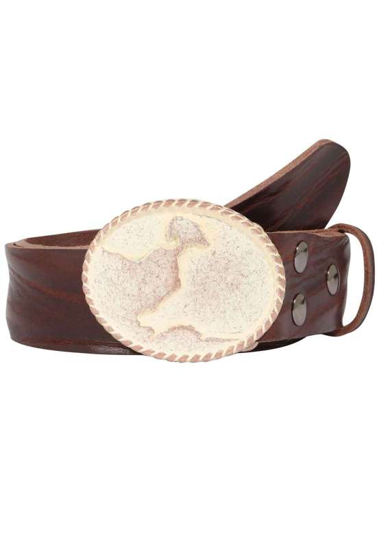 Кожаный ремень Grömitz Rosé Mit Swarovski-Kristall Veredelt