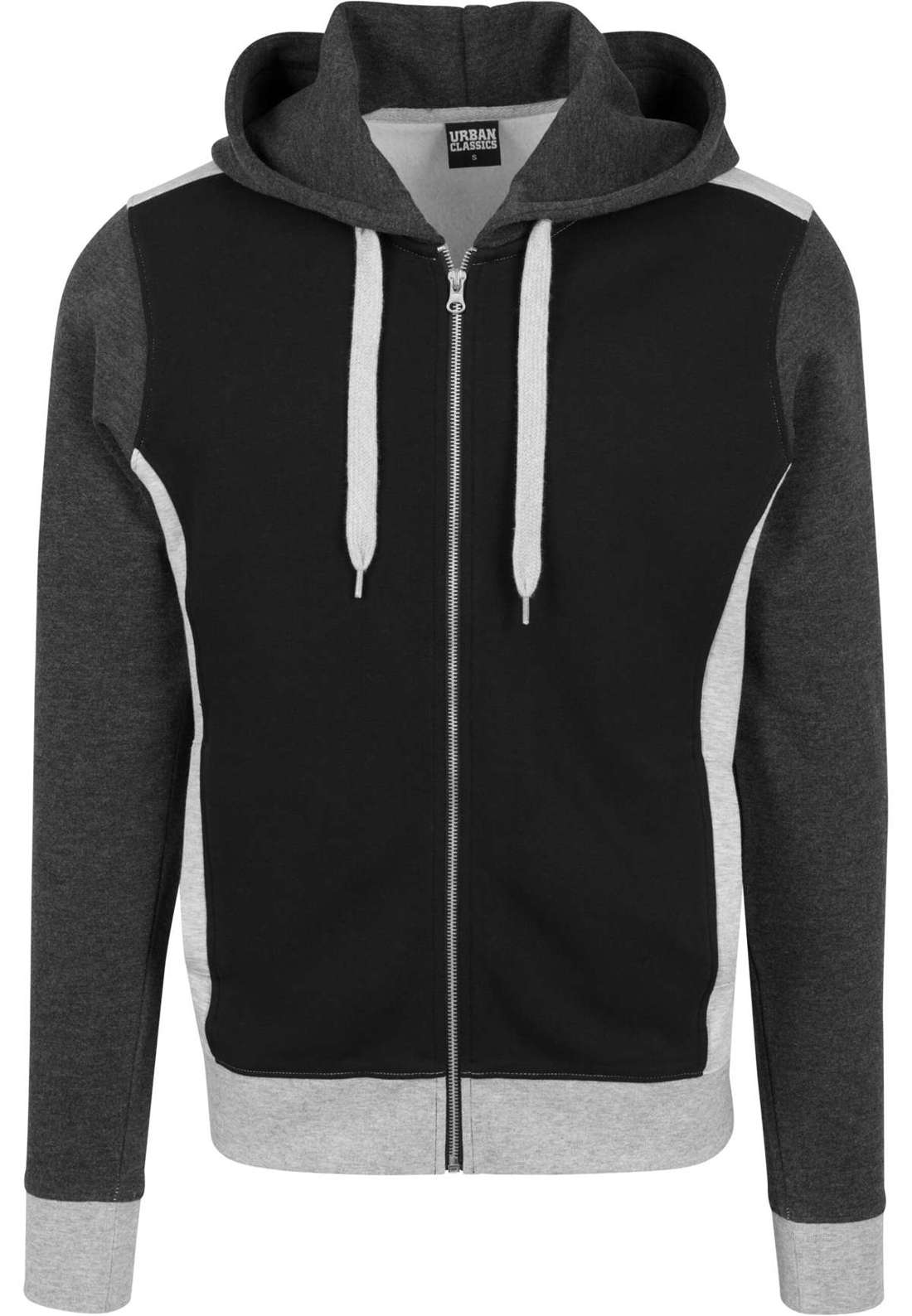 Толстовка Urban Classics Herren 3- Tone Sweat Zip Hoody