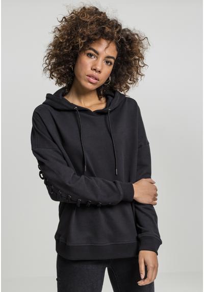 Свитер с круглым вырезом Urban Classics Damen Ladies Laced-Up Hoody