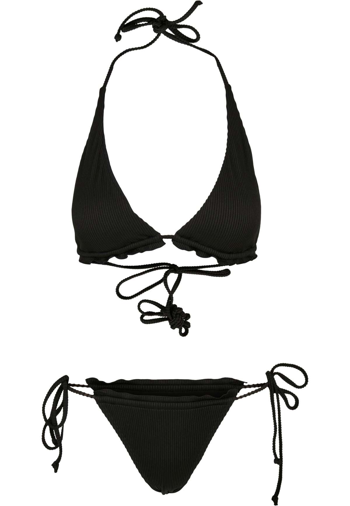 Бикини на косточках Urban Classics Damen Ladies Rib Babylock Triangle Bikini