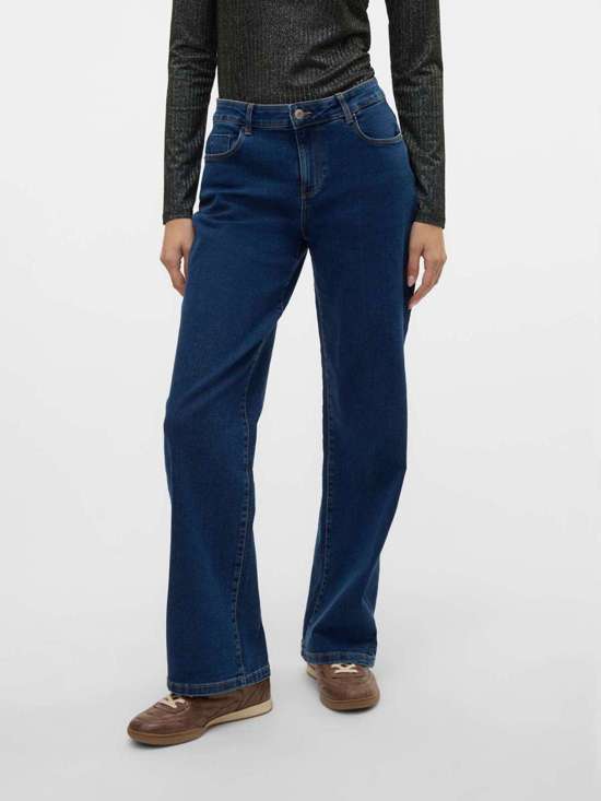 Широкие джинсы VMELLY MR WIDE JEANS BLUE NOOS