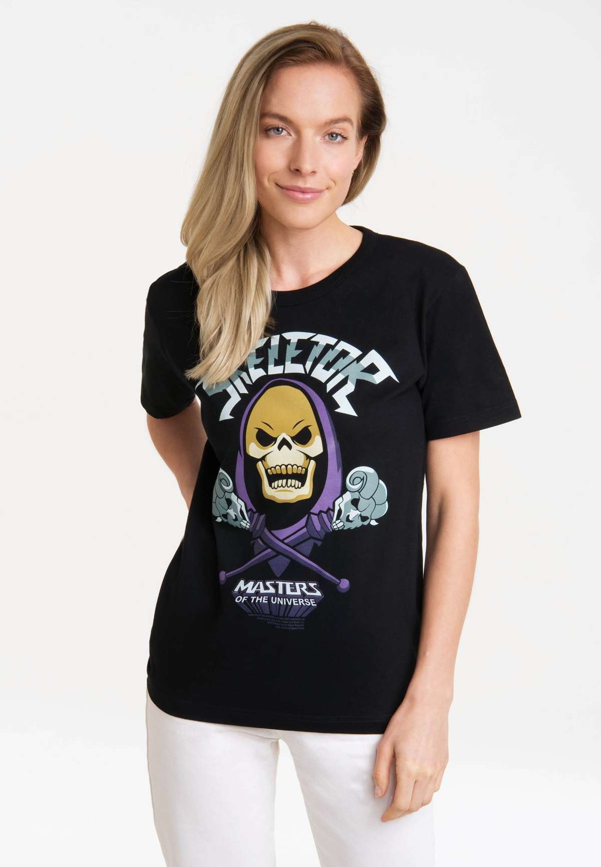 Футболка с лицензионным принтом MOTU - Skeletor