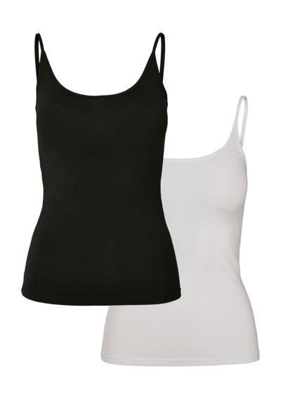 Мышечная рубашка Urban Classics Damen Ladies Basic Top 2-Pack