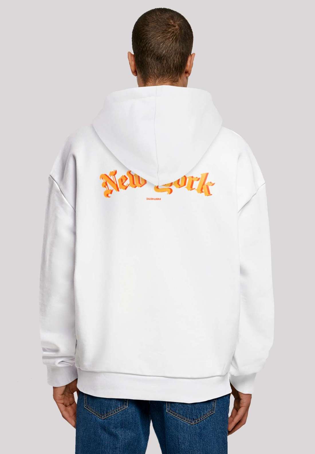 Толстовка с капюшоном New York Orange OVERSIZE HOODIE