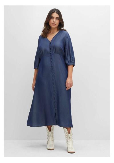 Джинсовое платье из комфортного лиоцелла, имитирующее джинсовую ткань.