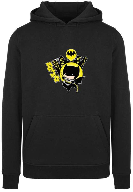 толстовка Herren Chibi Batman Swinging with Fitted heavy hoody