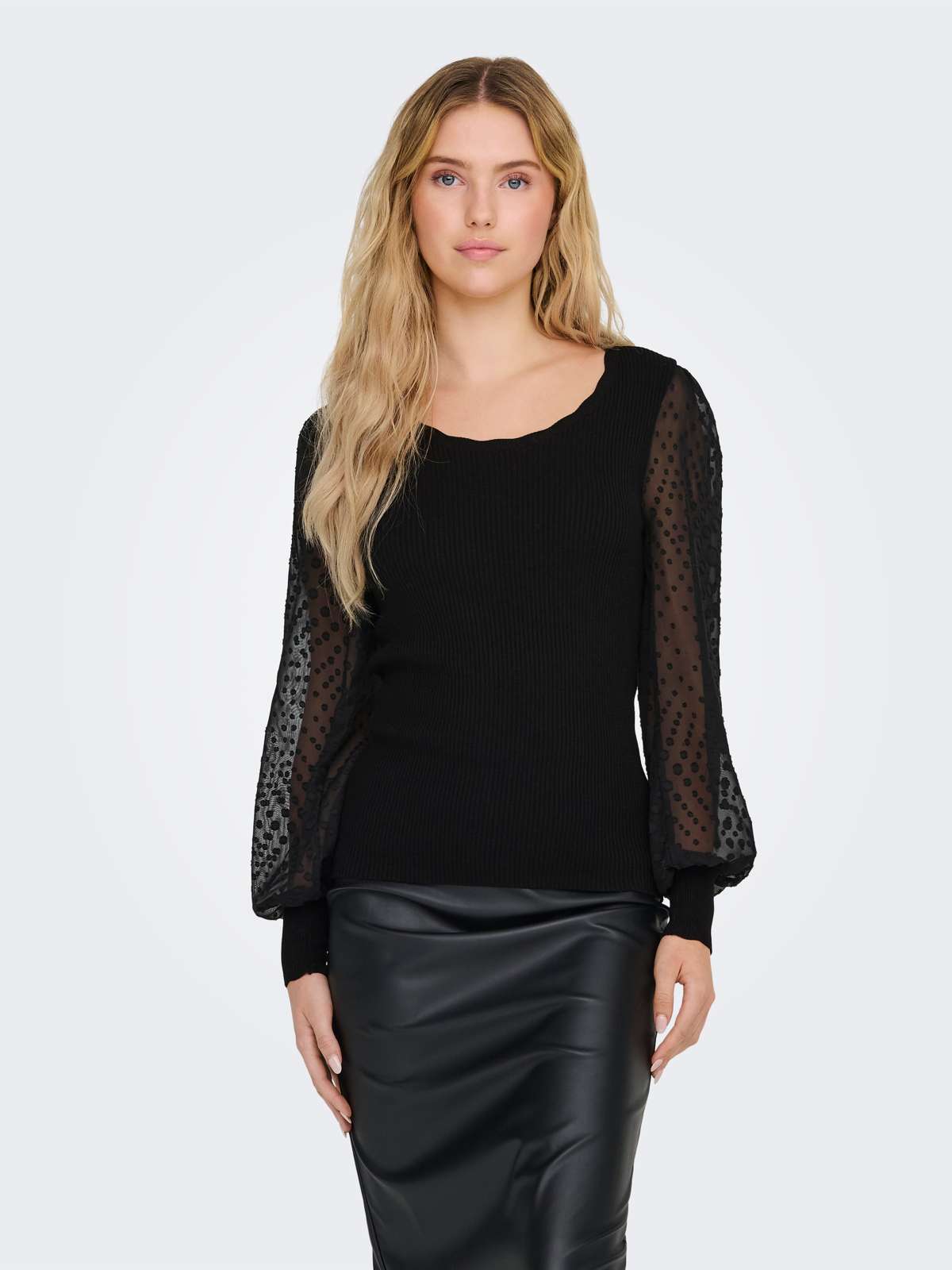 Свитер с круглым вырезом ONLJULIE LIFE LS MIX O-NECK CC KNT