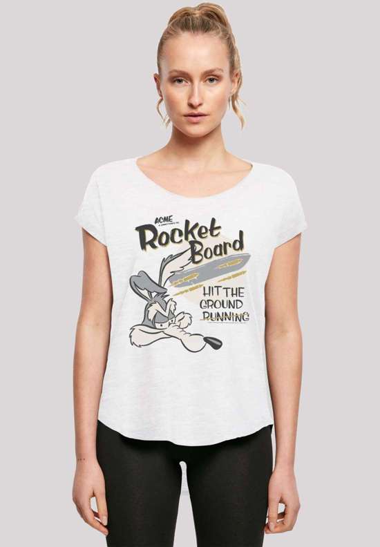 футболка Looney Tunes Wile E Rocket Board Cartoon
