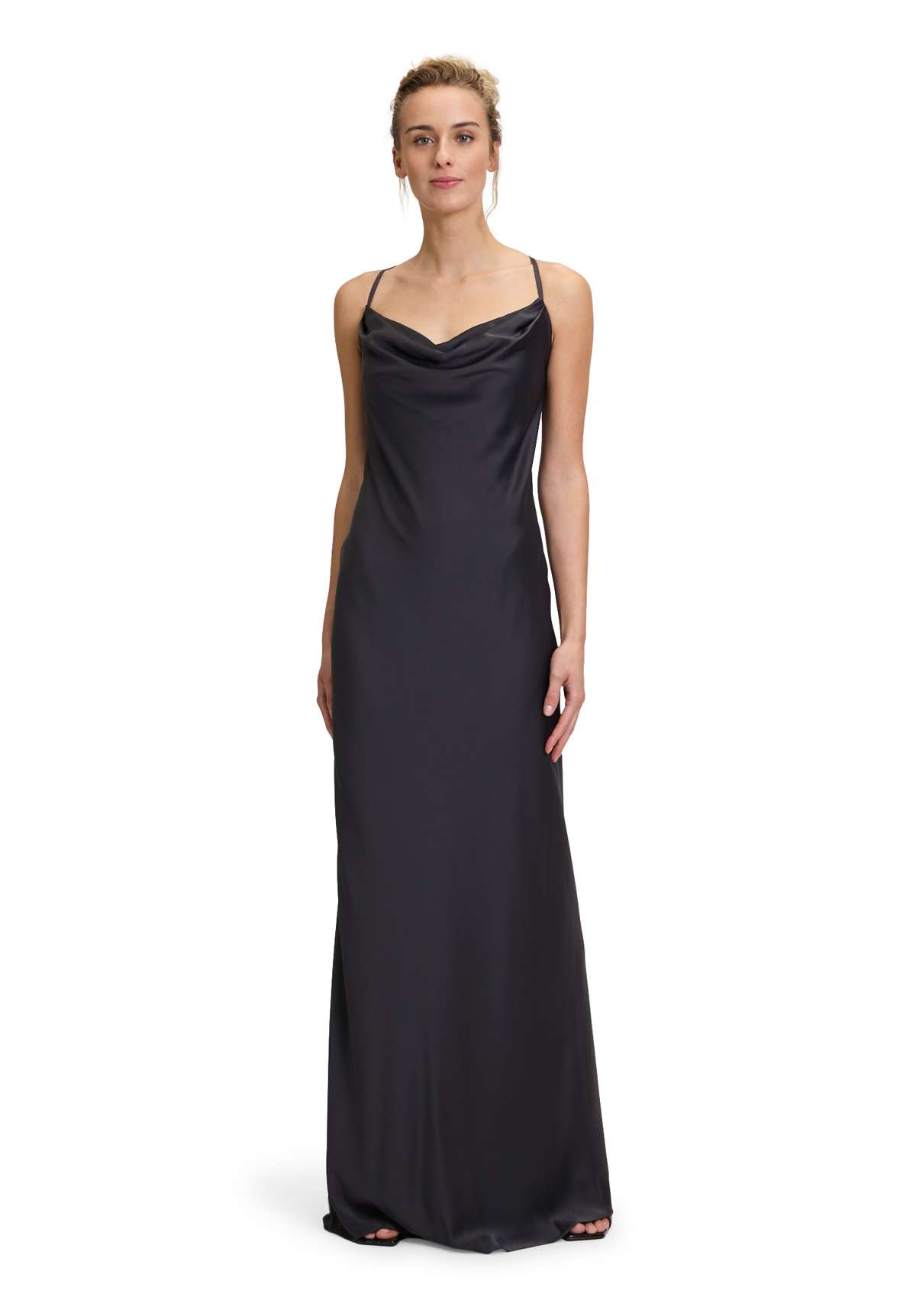 вечернее платье Abendkleid mit Wasserfallausschnitt