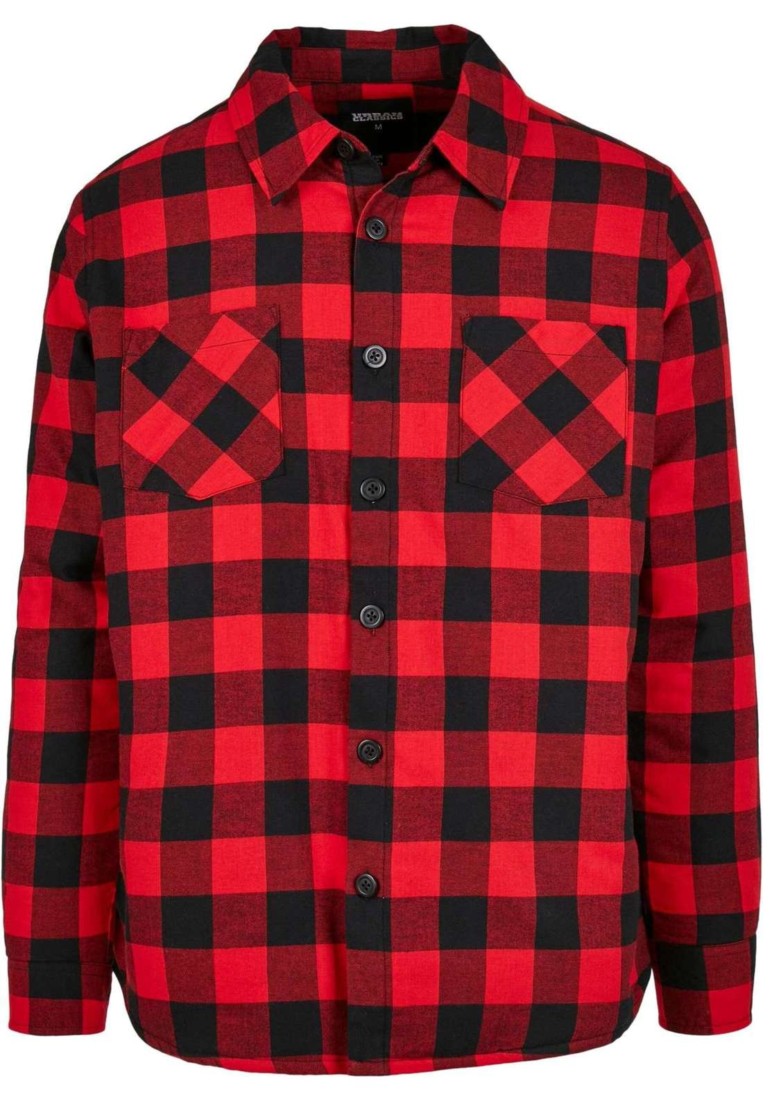 Рубашка с длинным рукавом Urban Classics Herren Padded Check Flannel Shirt