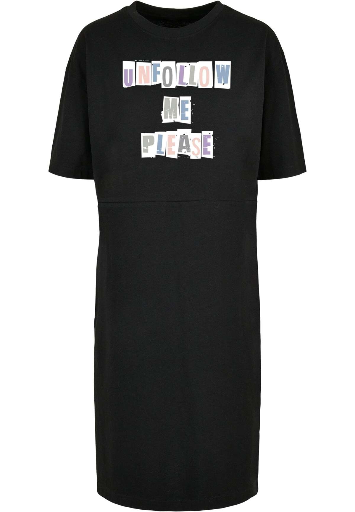 Платье-рубашка Damen Ladies Please Organic Oversized Slit Tee Dress