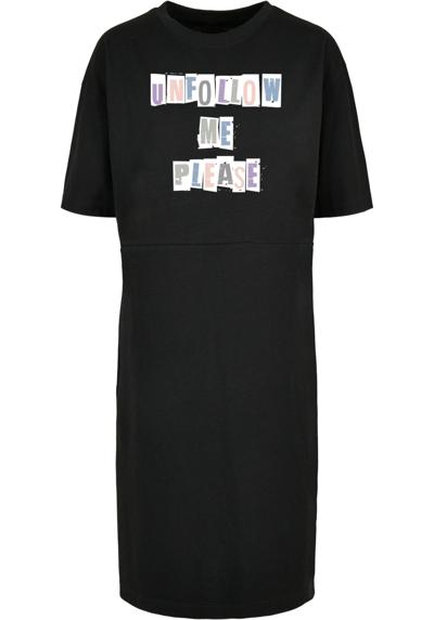 Платье-рубашка Damen Ladies Please Organic Oversized Slit Tee Dress