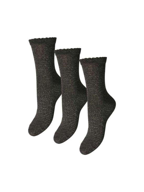 Носки PCSEBBY GLITTER LONG 3-PACK SOCKS NOOS