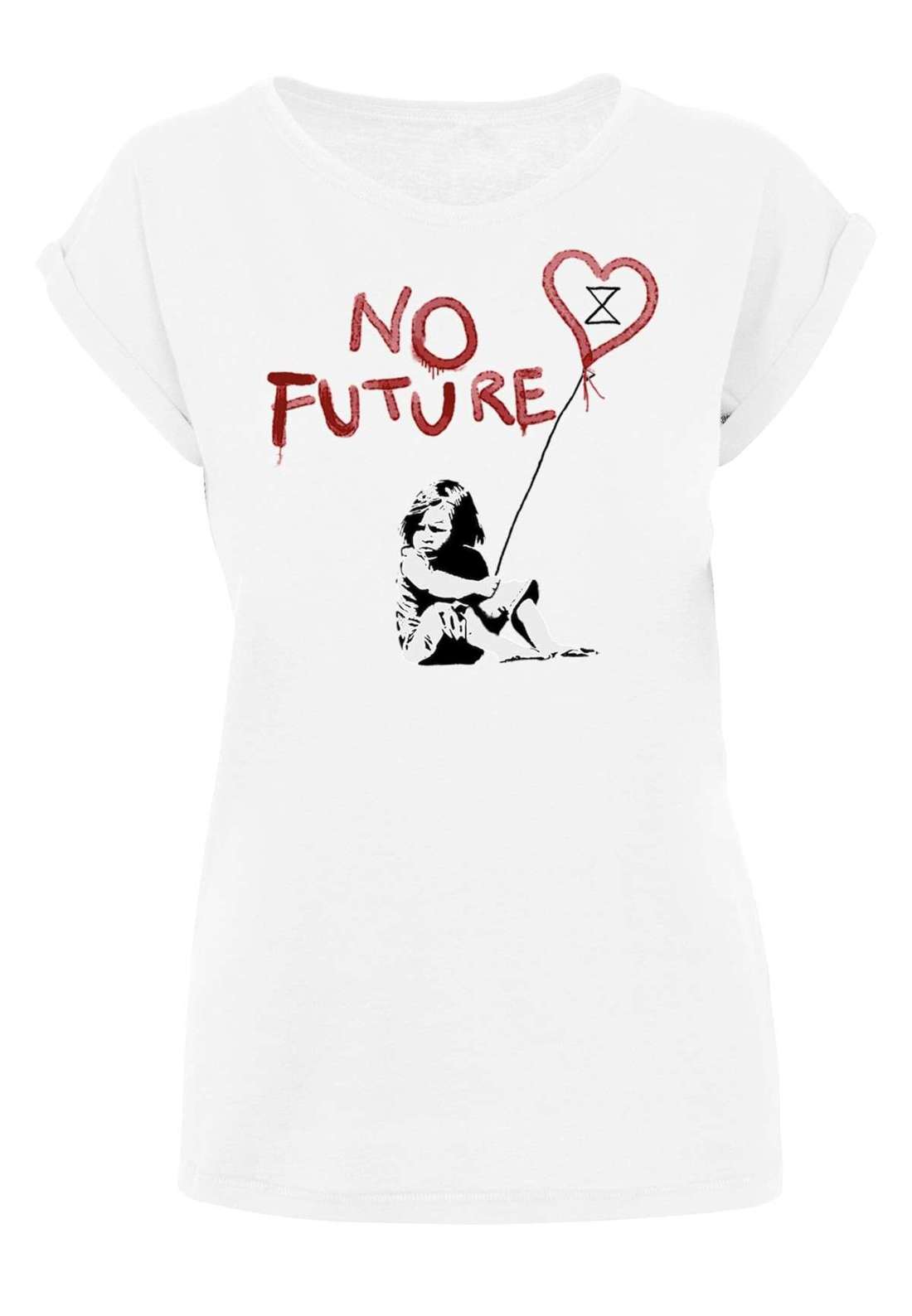 футболка Damen Ladies No Future T-Shirt