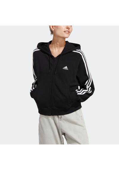 Толстовка с капюшоном ESSENTIALS 3STREIFEN FRENCH TERRY BOMBER KAPUZENJACKE