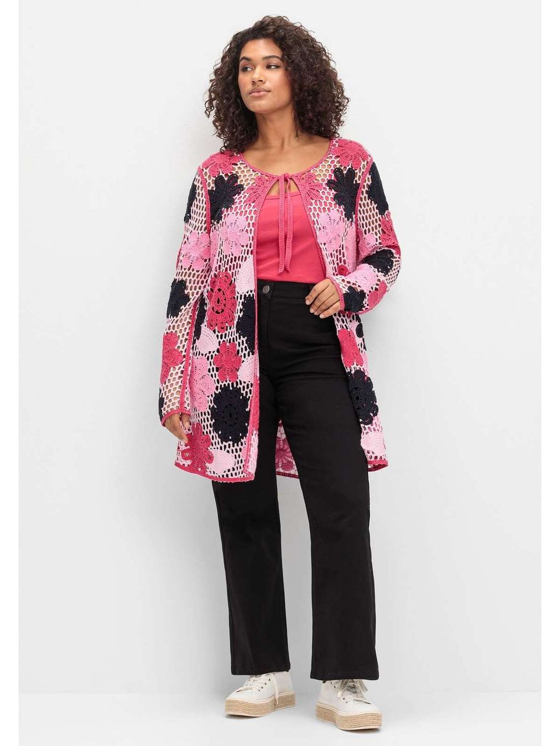 Брюки Bootcut стрейч с моделирующей вставкой Große Größen