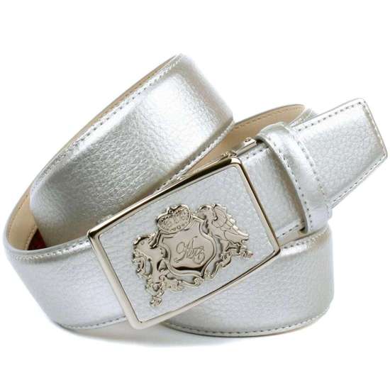 Кожаный ремень с гербом