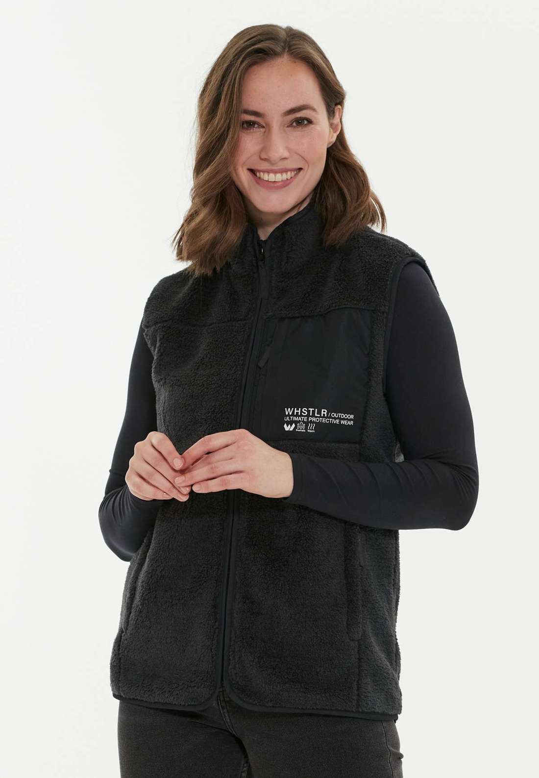 Жилет Softshell из дышащего и мягкого флиса Тедди. Sprocket