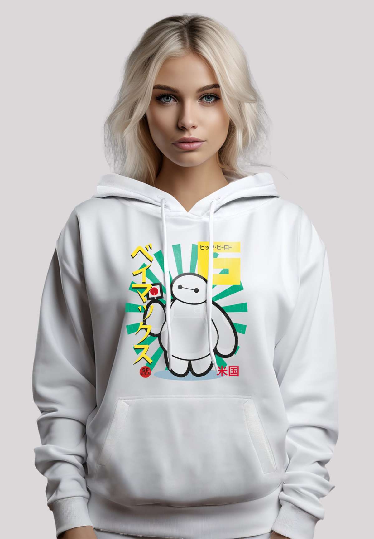 Толстовка с капюшоном Big Hero 6 Baymax Lollypop