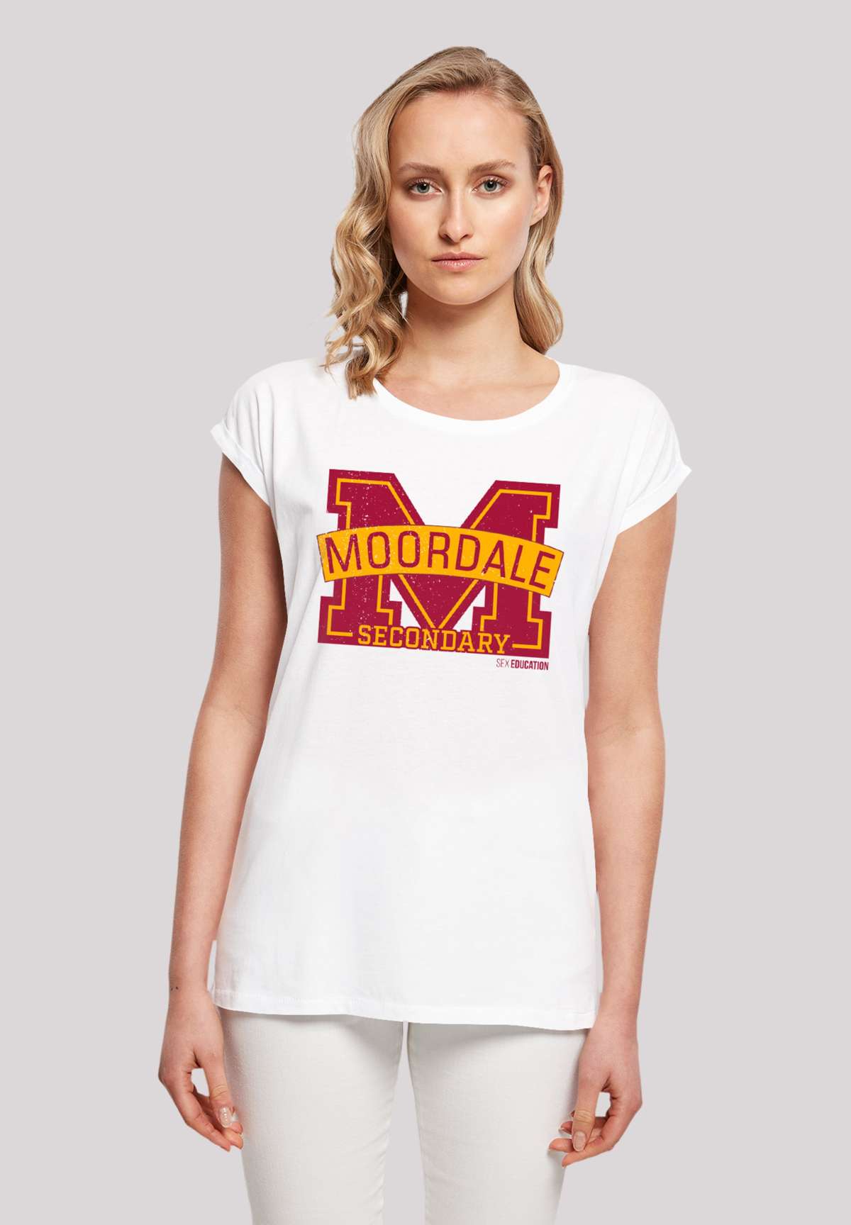 футболка Sex Education Moordale Cracked M Logo2