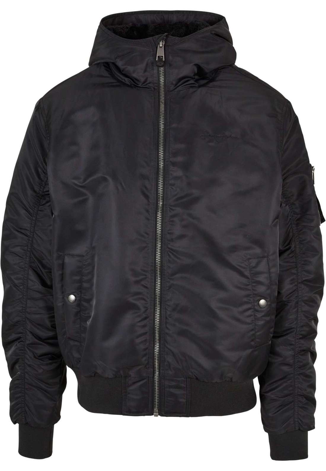 Всепогодная куртка Herren JM224-021-01 Script Logo Hooded Bomberjacket