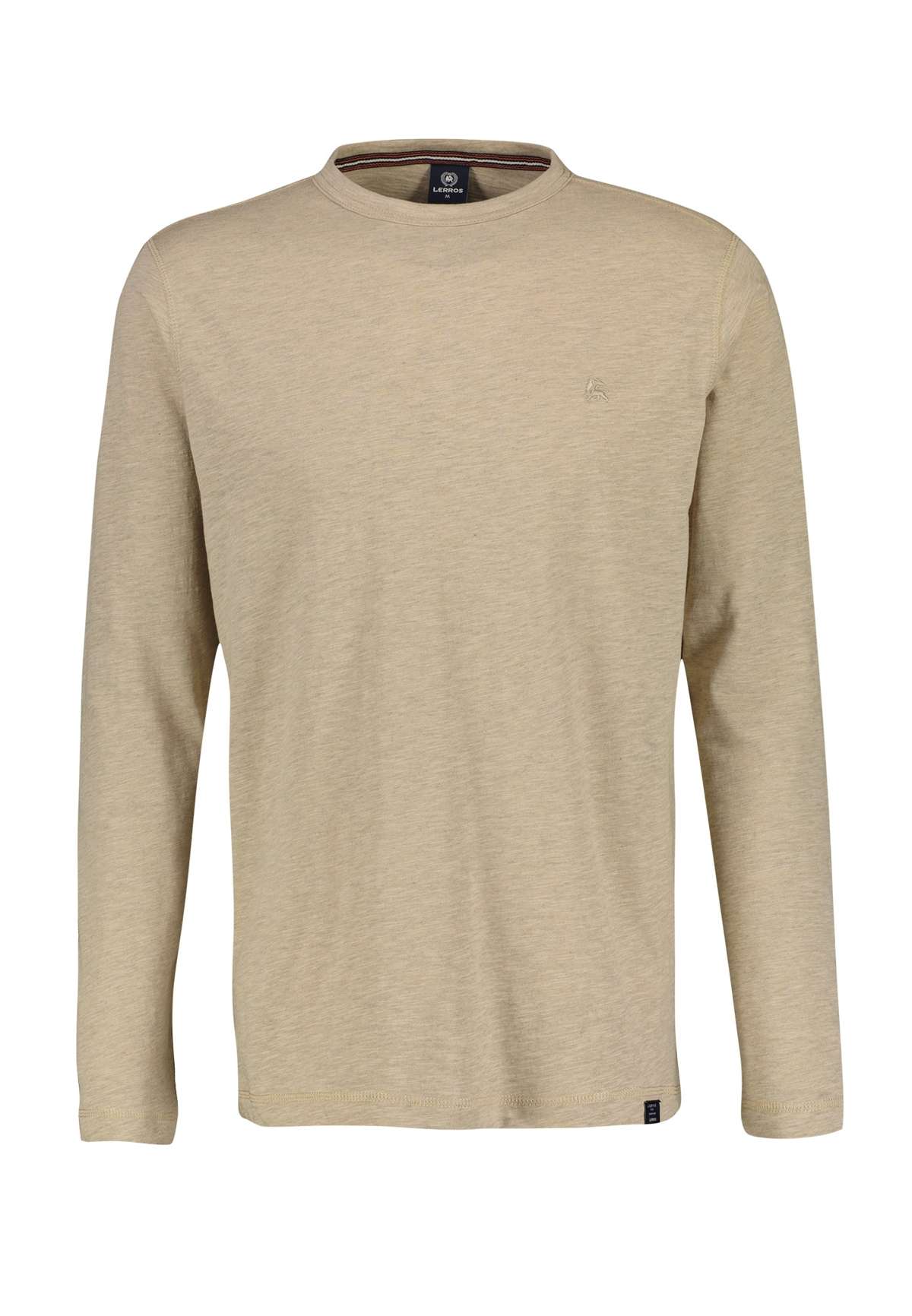 толстовка LERROS Langarmshirt in Strukturoptik