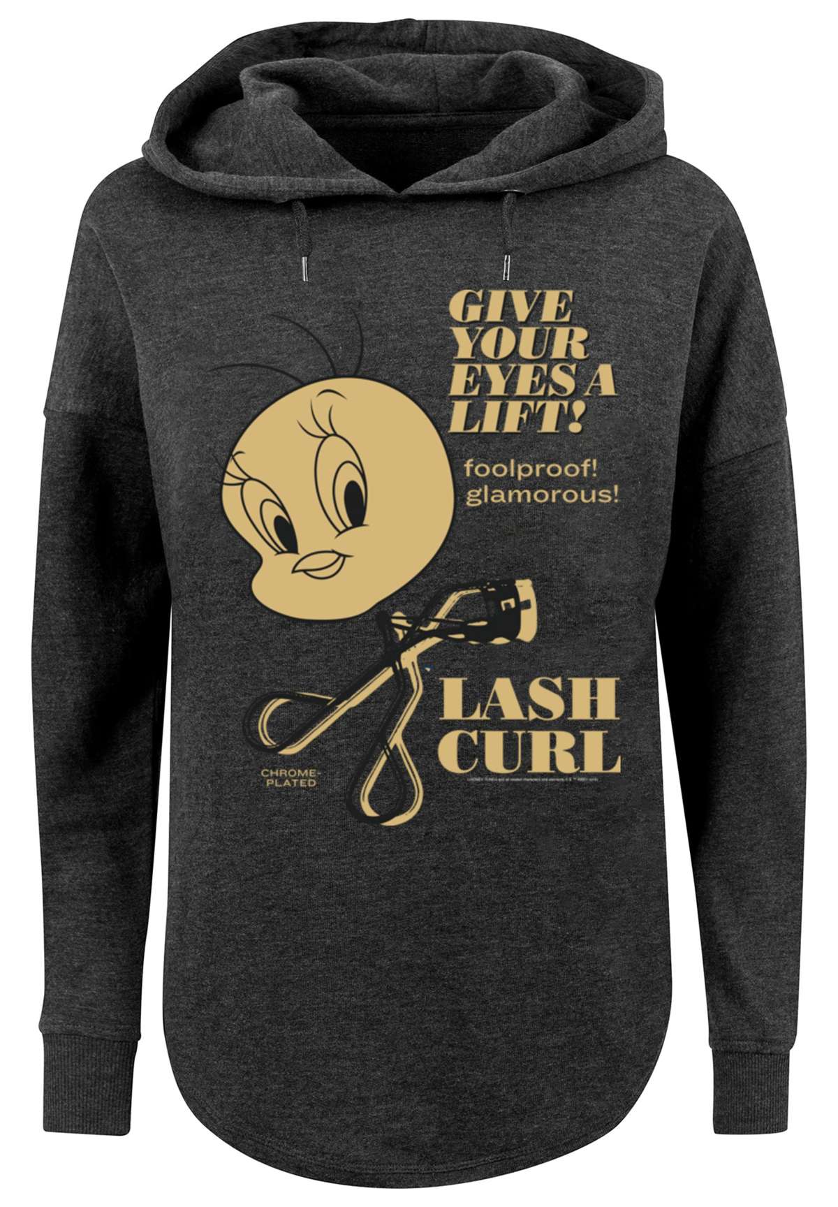 Толстовка с капюшоном Damen Tweety Lash Curls with Ladies Oversized Hoody