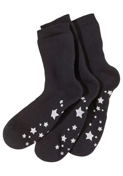 Носки из АБС-пластика (комплект, 3 пары), с противоскользящей подошвой в виде звезды.