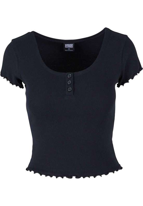 футболка Urban Classics Damen Ladies Rib Babylock Tee
