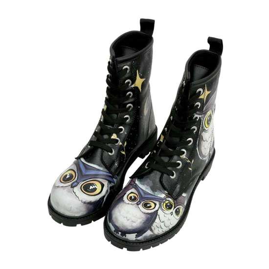ботинки на шнуровке Damen Boots Owls Family Vegan Damen Boots / female