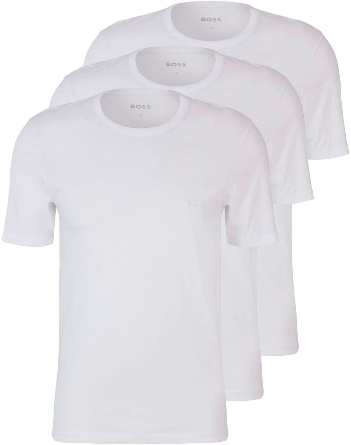 Футболка с тонким логотипом T-Shirt Rundhals