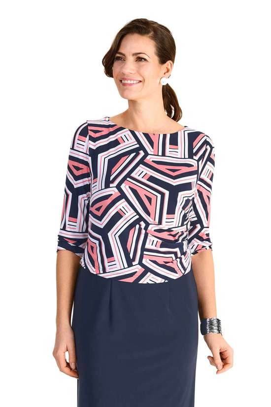 Платье миди в образе из двух частей