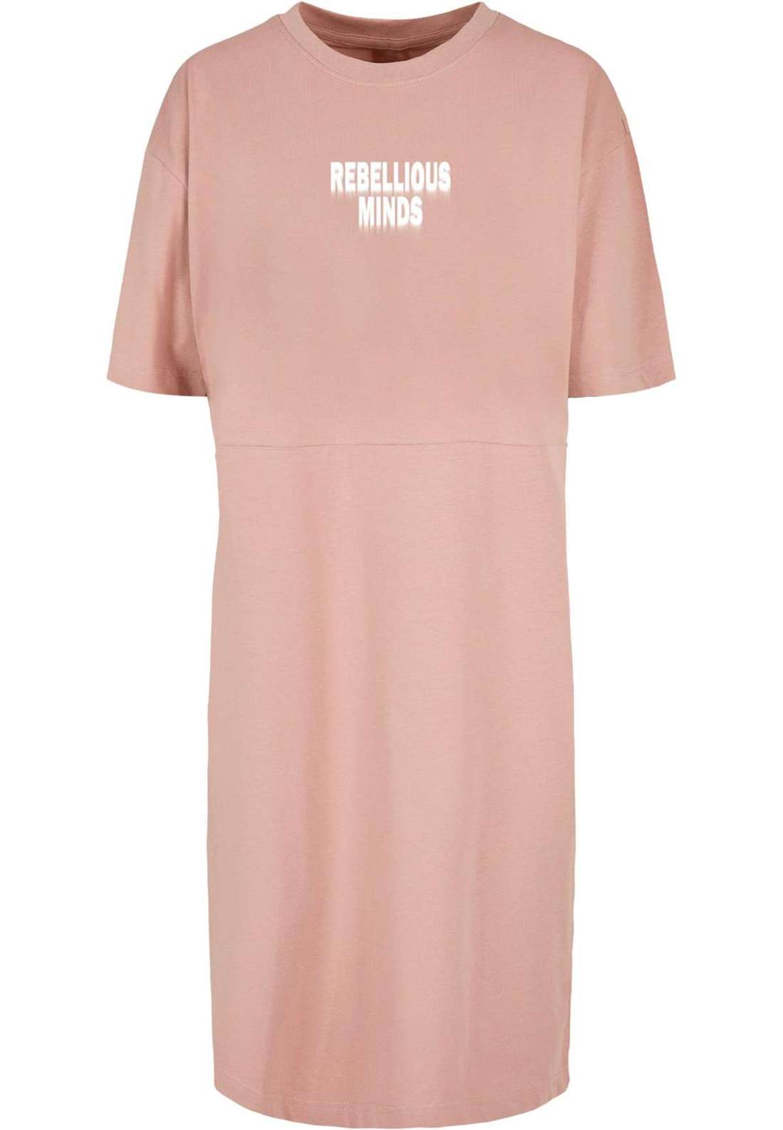 Платье-рубашка Damen Ladies Rebellious Minds Oversized Slit Dress