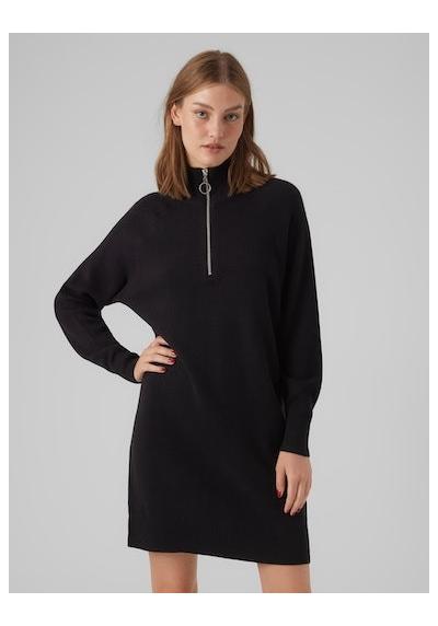 Трикотажное платье VMGOLDNEEDLE LS HIGHNCK ZIPPER DRESS REP