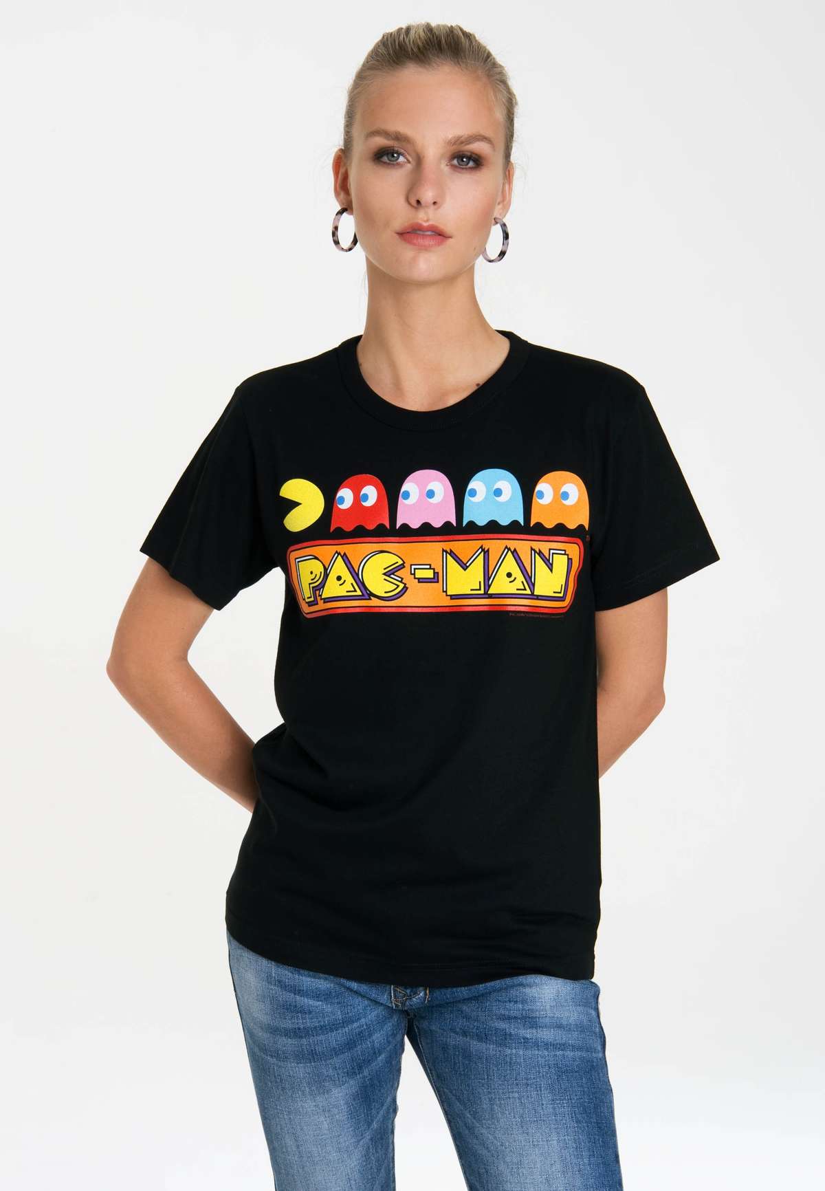 Футболка с лицензионным оригинальным дизайном Pac-Man