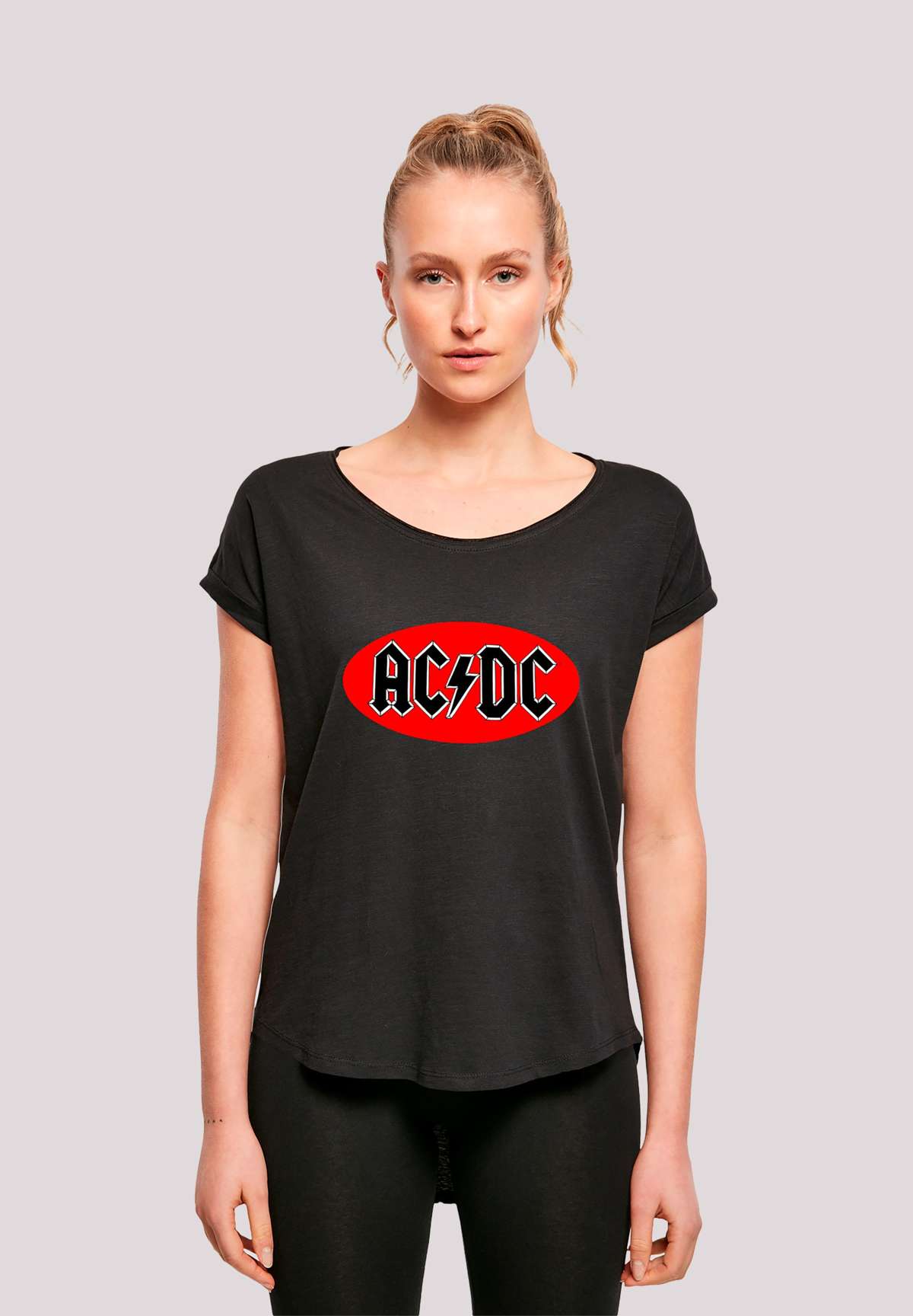 футболка ACDC Red Circle Logo fur Kinder & Herren